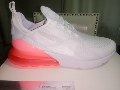 NIKE AIR MAX 270 WHITE HOT PUNCH #AH8050-103 MEN'S SIZE