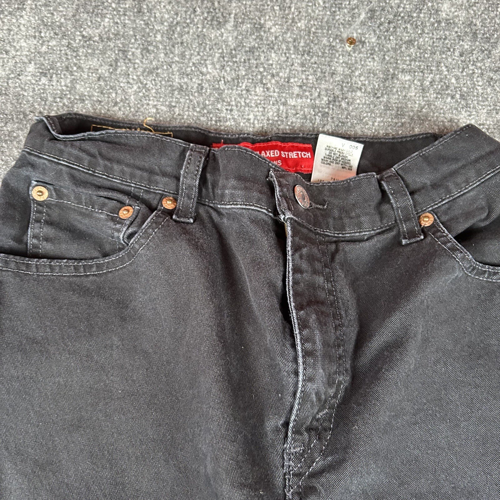 Levis 550 Women Jeans 8 Small Gray Classic Relaxed Stretch Denim Cotton image 3