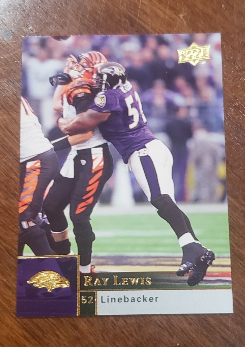 2009 Upper Deck #20 Ray Lewis Baltimore Ravens HOF