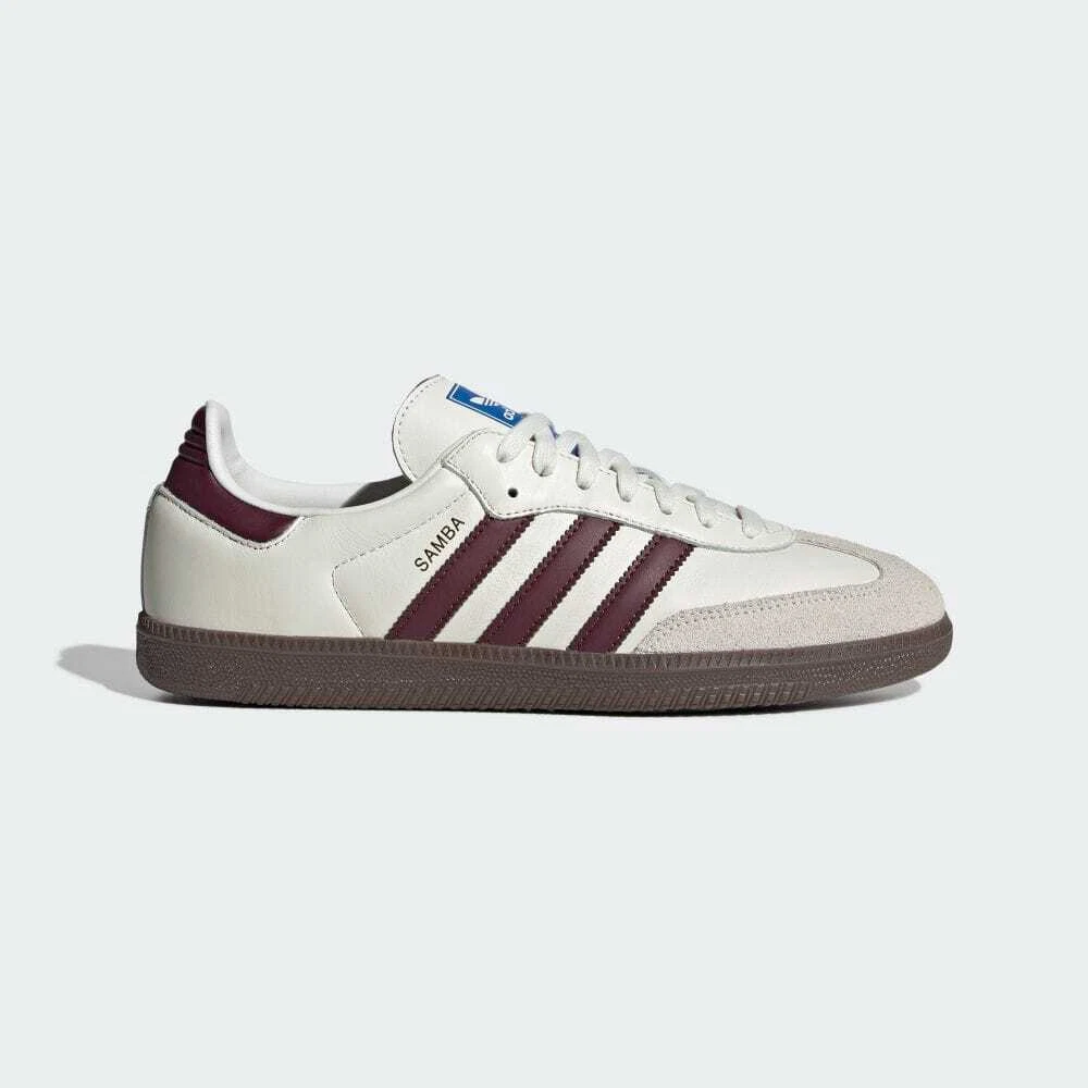 Adidas Samba OG emmi Exclusive Off White Maroon for sale | eBay