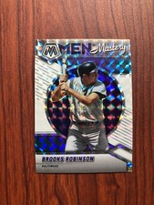 2022 Mosaic Baseball BROOKS ROBINSON Men of Mastery White Mosaic Prizm /25