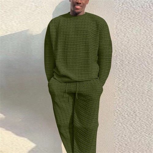 Mens Jogging Tracksuit 2 Piece Suit Casual Pant Sweatsuit Sports Sweatshirt Set - Bild 30 von 31