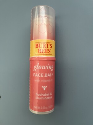 Burts Bees Glowing Face Balm Hydrates and illuminates 0.32oz SEALED