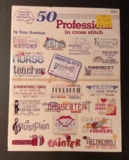 PROFESSIONS IN COUNTED CROSS STITCH American School Needlework # 3603