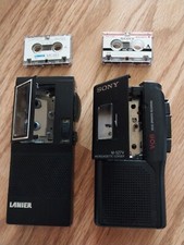 Sony M-527V  Lanier MS-56, NOT WORKING FOR PARTS/REPAIR Microcassette Recorders