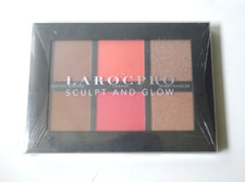 LA ROC PRO Sculpt and Glow 6 Colour Highlighter Blush Face Palette New Sealed