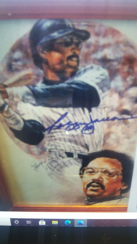 Reggie Jackson Petronella Signed