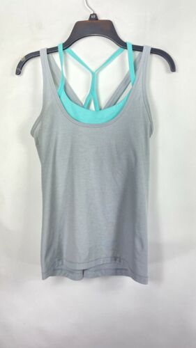 Old Navy Active Strappy Criss Cross Back Power Soft Shelf-Bra Tank Top Bra Sz XS - 第 8/8 張圖片