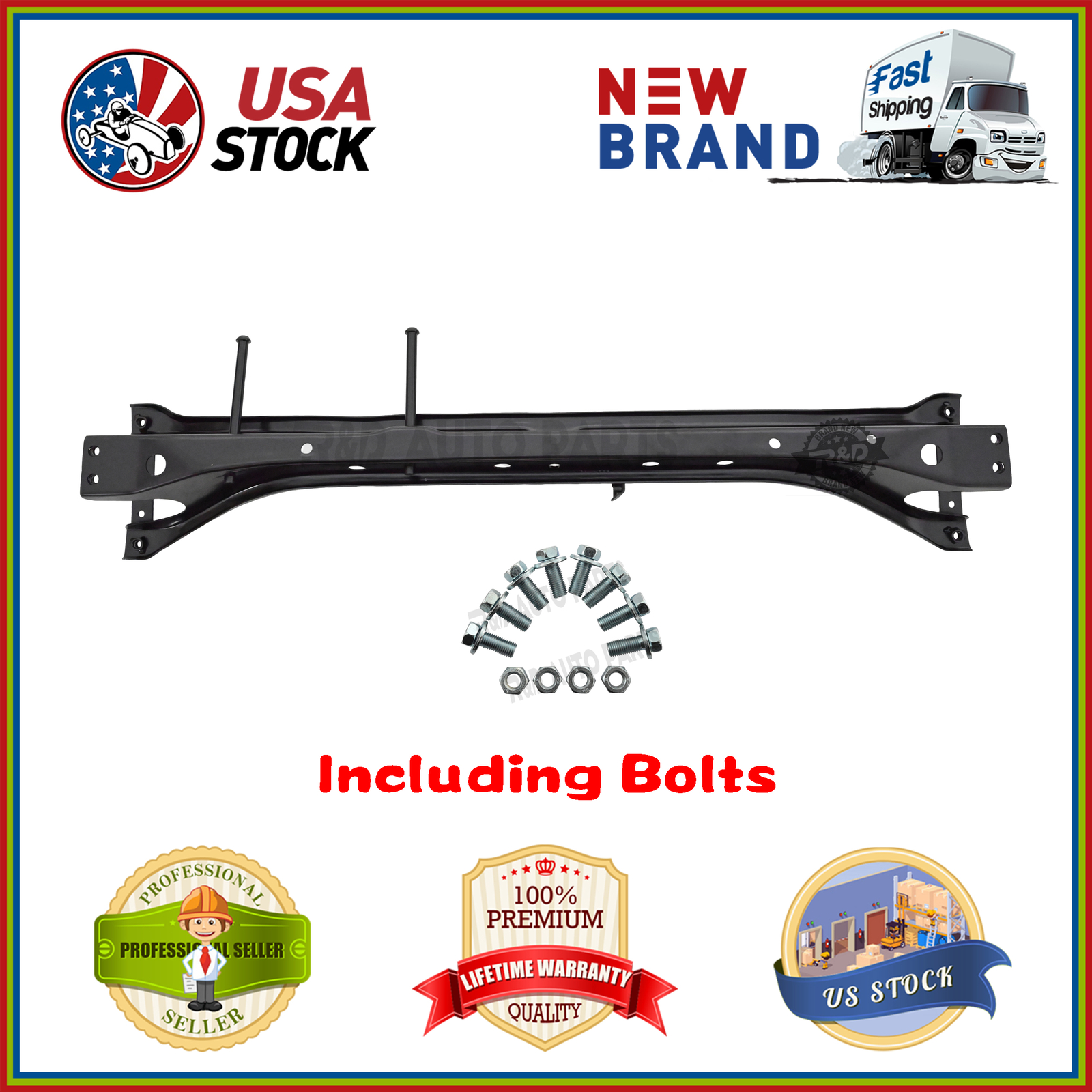 New Rear Fuel Gas Tank Frame Crossmember Support For 1995-2004 Toyota ...