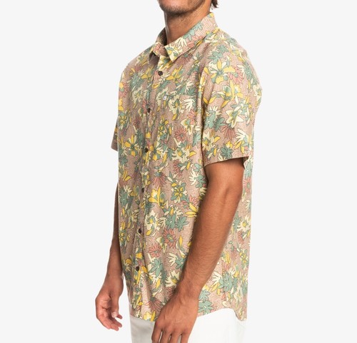 Camisa tejida QUIKSILVER SUNDAY STROLL S/S para hombre - mediana - YKK7 - NUEVA CON ETIQUETAS - Imagen 2 de 3