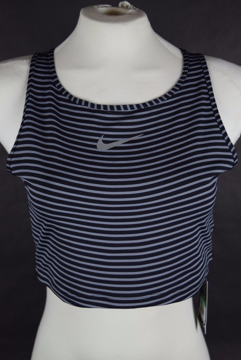 NWT $80 Womens Nike Power Running Tank sz L-XL 802904 010 black | eBay