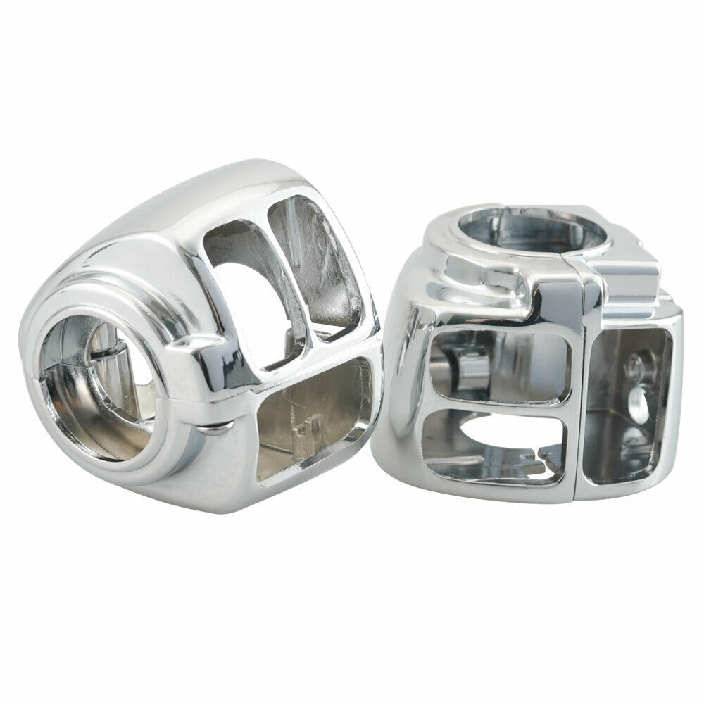 For Harley Softail Heritage Classic Dyna Chrome Switch Housing＋ 6pcs Button Cap