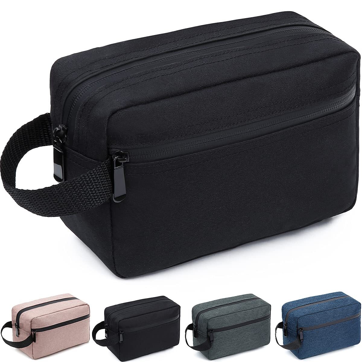 Travel Toiletry Bag for Women and Men, Water-resistant Shaving Bag for Toilet...