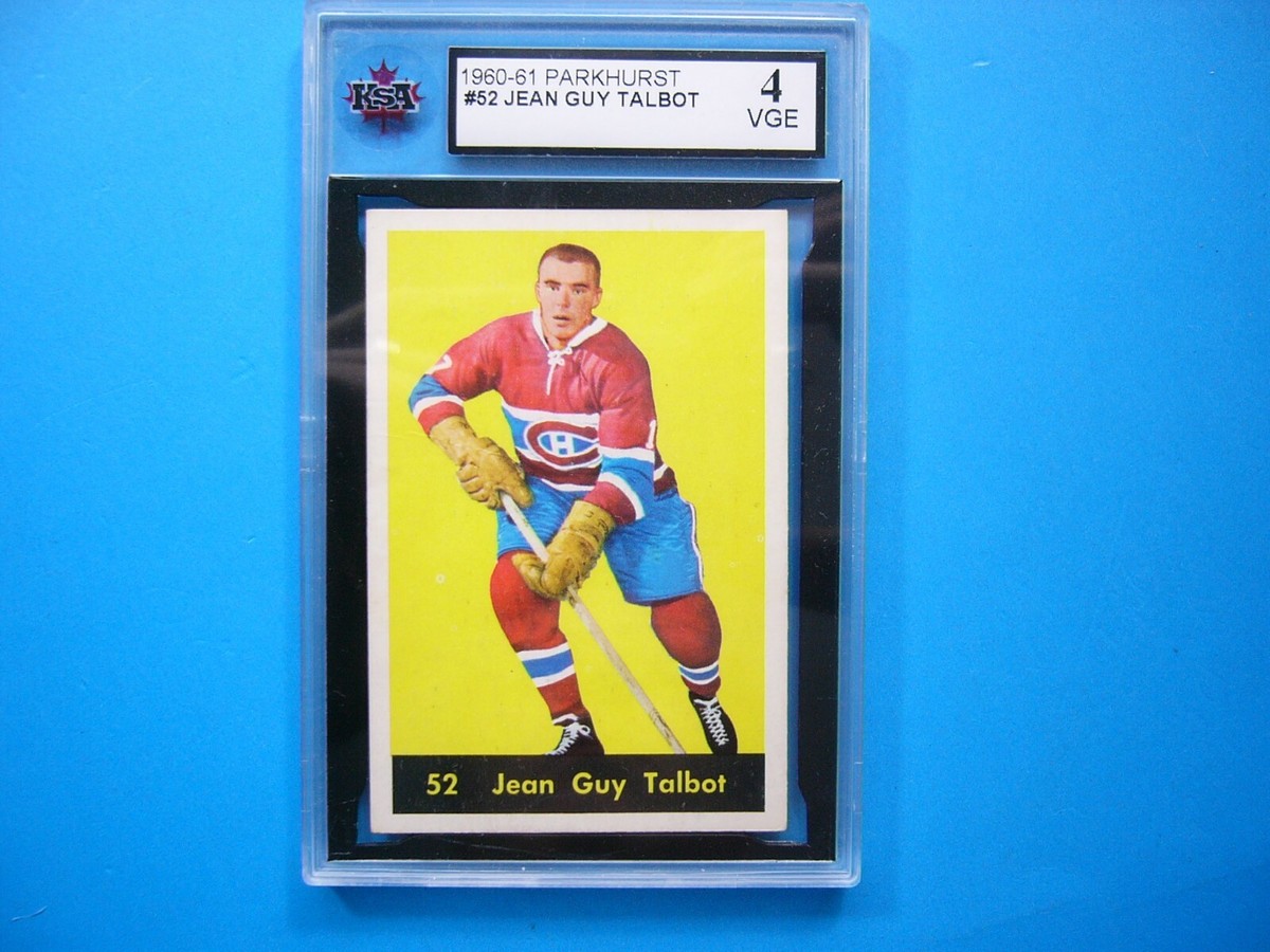 1960/61 PARKHURST NHL HOCKEY CARD #52 JEAN GUY TALBOT KSA 4