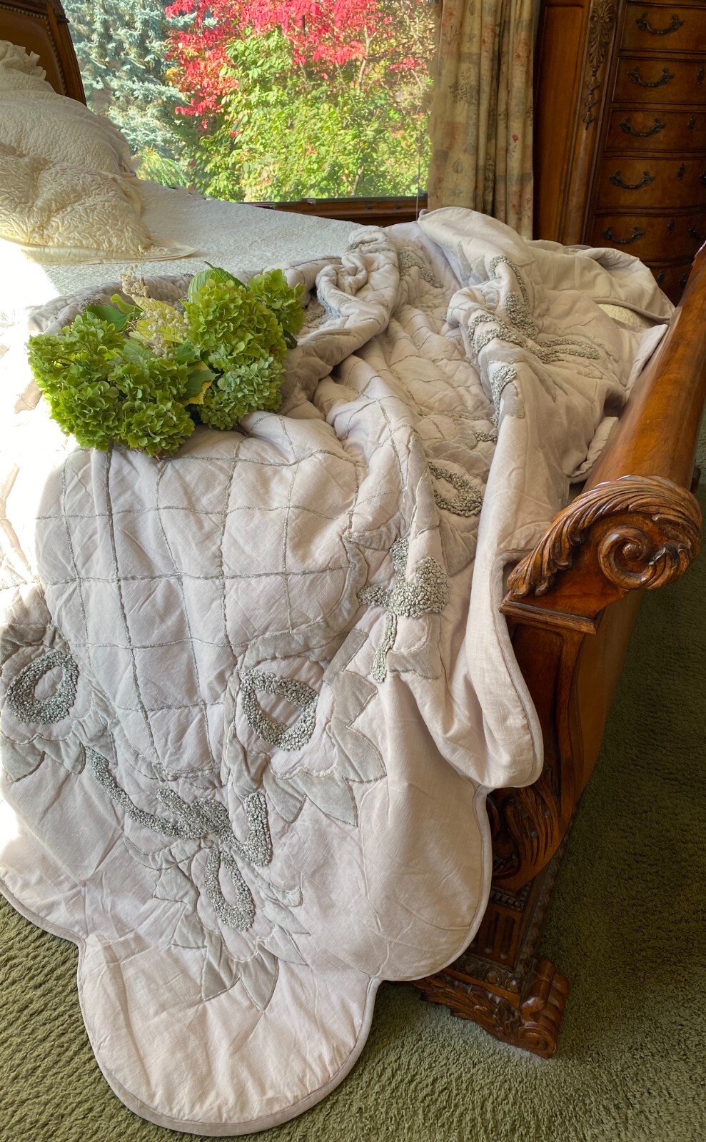 SOFT SURROUNDINGS B'CALL COVERLET QUEEN eBay