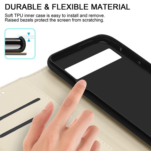 for Pixel 9A Phone Cover Slim Leather Flip Wallet Gel Book Case Google Pixel 9A - Picture 12 of 21