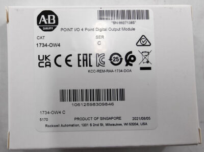 1734-OW4 AB Point I/O 4 Point Digital Output Module US New Sealed Allen ...