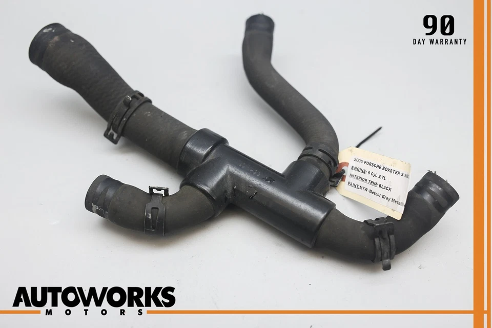 Tubo de manguera de refrigerante de radiador de motor Porsche Boxster 987 97-08 OEM Foto 3 de 4