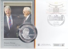 Numismatic letter Germany Roman Herzog 2011