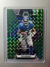 Tiki Barber  New York Giants  Panini Mosaic NFL 2023  GREEN MOSAIC PRIZM