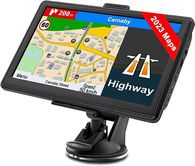 7 Zoll UK Navi für Auto, Jimtour Auto GPS Navigator 2023 UK Europa Karten