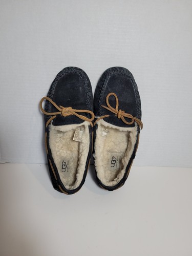 UGG Australia Dakota Wildleder Lammfell Mokassin Slipper Damengröße 7 - Bild 8 von 10