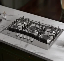 Empava 30-in 5 burners Stainless steel Gas Cooktop