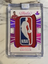 2024 Flawless Basketball CJ McCollum Vault Memorabilia LOGOMAN Game Used #/16