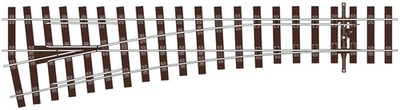 Peco SLU1196 Code 75 - Unifrog Streamline Bullhead Medium Linkshand Turnout
