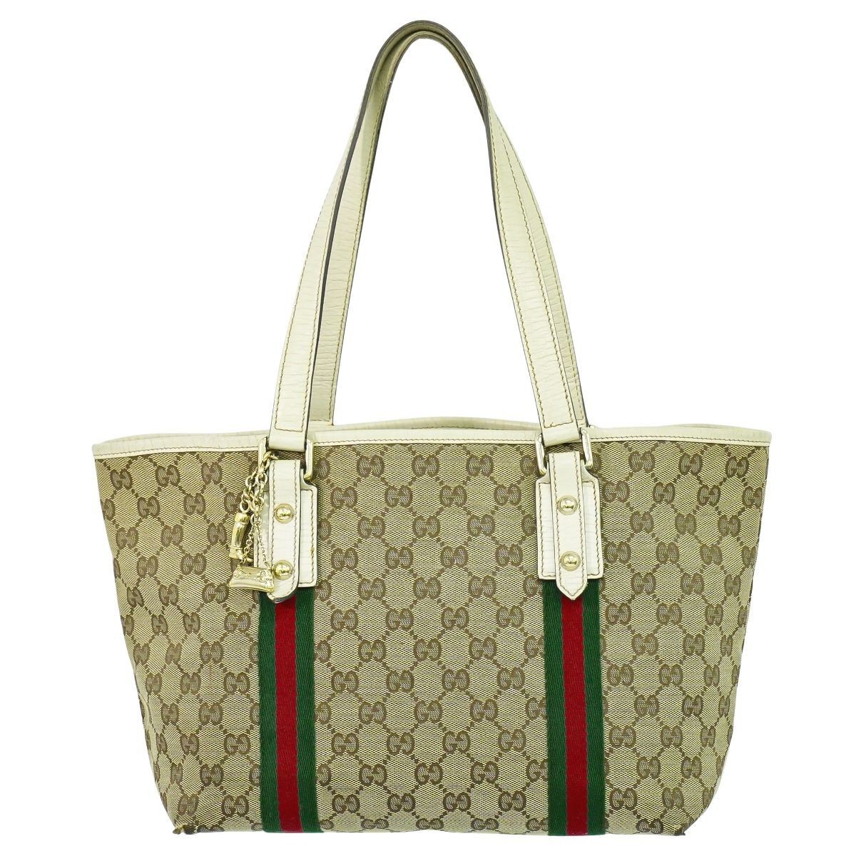 GUCCI Sherry Line GG Canvas Shoulder Tote Bag 137396 665959