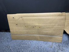 BMW E10 (02 Series, 1966-1973) - Door Panels w. Molding, CREAM (Pair)