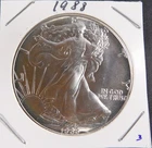 1988 American Silver Eagle – 1 oz .999 Silver – Brilliant Uncirculated‑Like