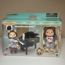 Sylvanian Families Calico Critters Town Grand Piano Concert Set Lionel Lion