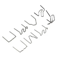 100pcs Wave Hot Staple Standard 0.6/0.8mm For Plastic Stapler Repair Welder US