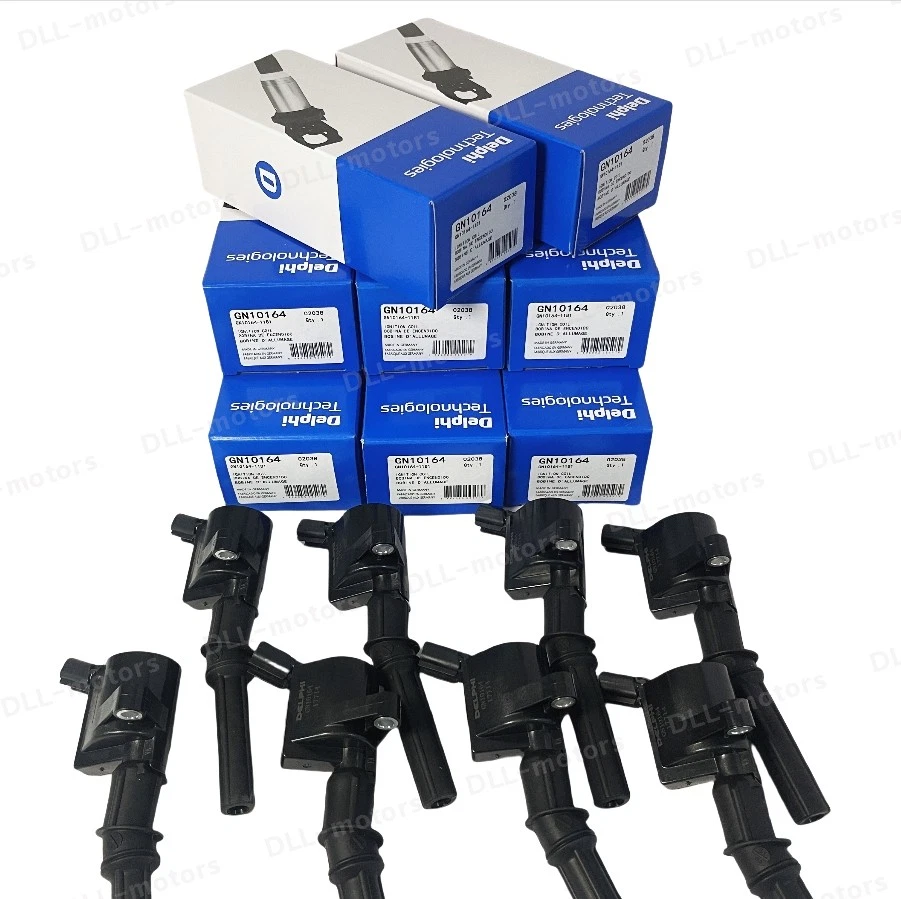 8Pack Delphi Technologies GN10164 DG508 Ignition Coil For 1999-2004 Ford F-250 Foto 2 de 4