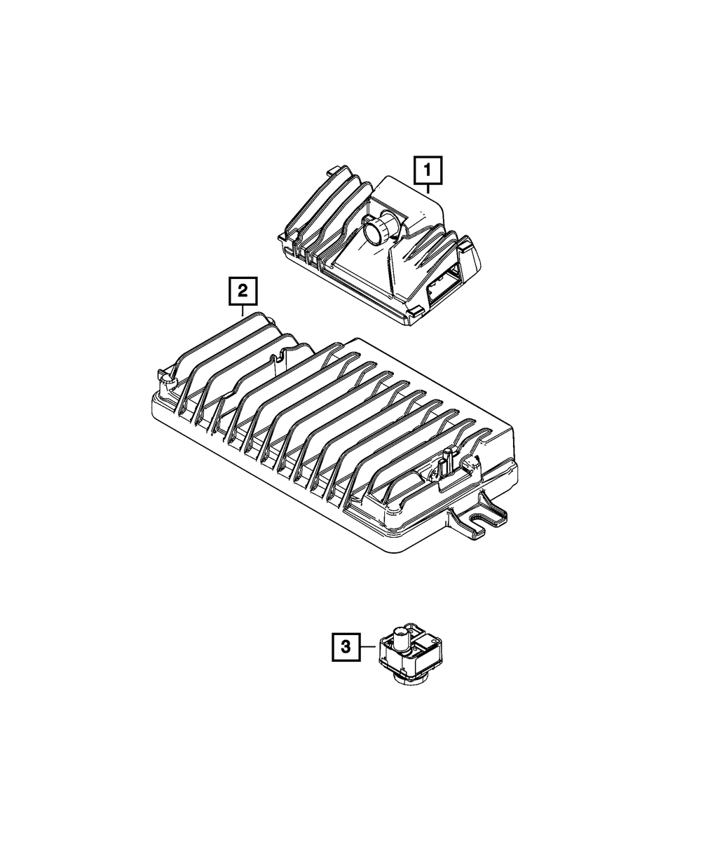 Genuine Mopar Central Vision Processing Module 68723458AA