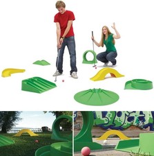 Myminigolf Putting XL Minigolf Set Completo Minigolf Set Pro con 13 Ostacoli