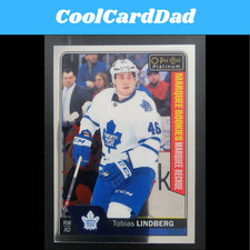 2016-17 O-Pee-Chee Platinum Tobias Lindberg Rookie Toronto Maple Leafs #168