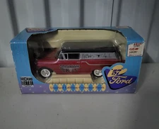 57 Ford Brooks & Dunn Spec Cast LIBERTY Die Cast Metal Collector Bank Truck MIB