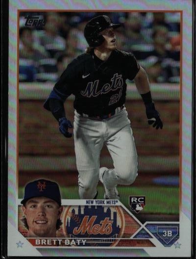 2023 Topps #89 Brett Baty Rainbow Foil R228