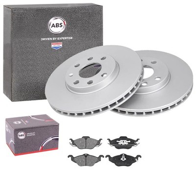 ABS BREMSSCHEIBEN 256mm + BELÄGE VORNE passend für OPEL ASTRA G