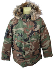 Polo Ralph Lauren Camo Water-Resistant Down Parka Size XL 18-20