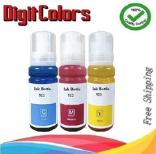 522 CMY Refill Ink bottle  for ET-2800 ET-2803 ET-2850 ET-4700 ET-4800 ET-3700