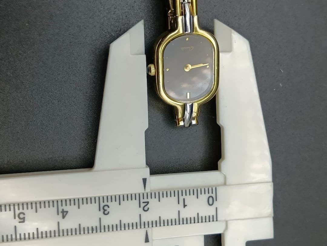 Orient Quartz Square Rectangular Watch Black Dial… - image 6