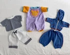 CPK PREEMIE BOY Lot ~ 5 pcs Vintage Doll Clothes Outfits Cabbage Patch Kids