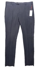 LUCIANO BARBERA Mens Cotton Moleskin Trouser Pants Grey (MSRP $545)