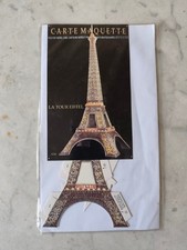 Carte Maquette  fold out model card tour eiffel A16