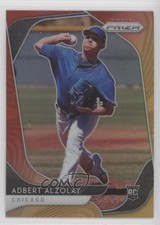 2020 Panini Prizm Tier II Hot Box Red Orange Prizm Adbert Alzolay #101 2zr