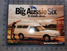 1987 Ford Falcon Van Brochure Sheet Australian