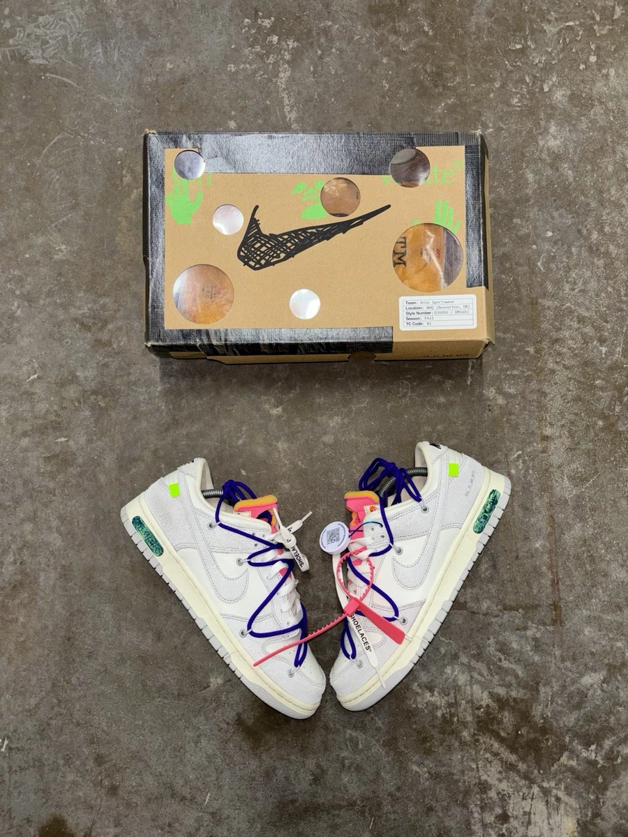 Las mejores ofertas en Nike Off-White x Dunk Low Lot 15 of 50 | eBay